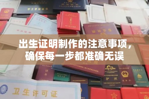 安丘出生证明制作的注意事项，确保每一步都准确无误