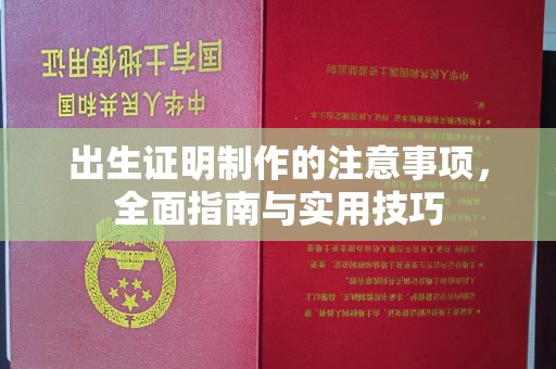 安丘出生证明制作的注意事项，全面指南与实用技巧